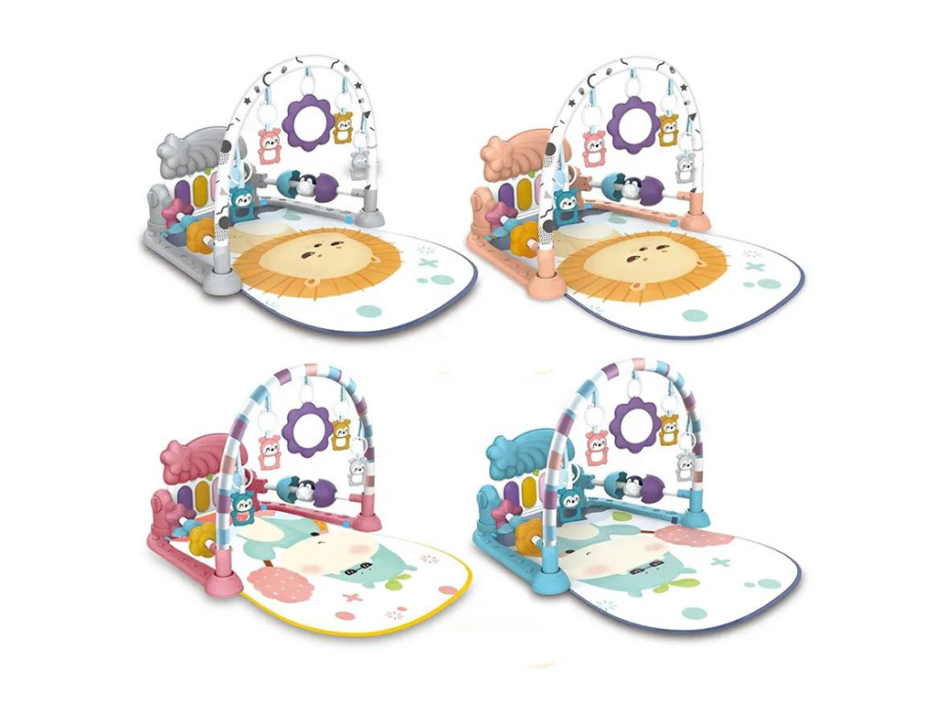 تشک بازی موزیکال دارای پیانو طرح پازل بزرگ