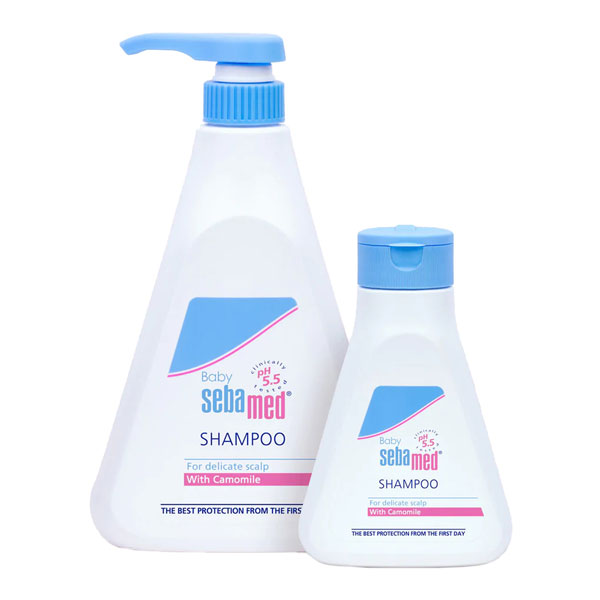شامپو سر موهای حساس سبامد sebamed حجم 500 میلی لیتر